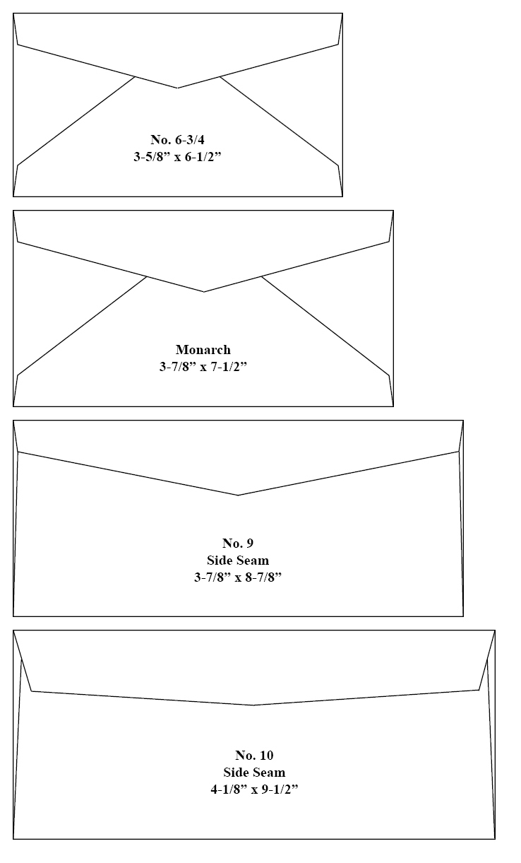 Commercial Envelope Size